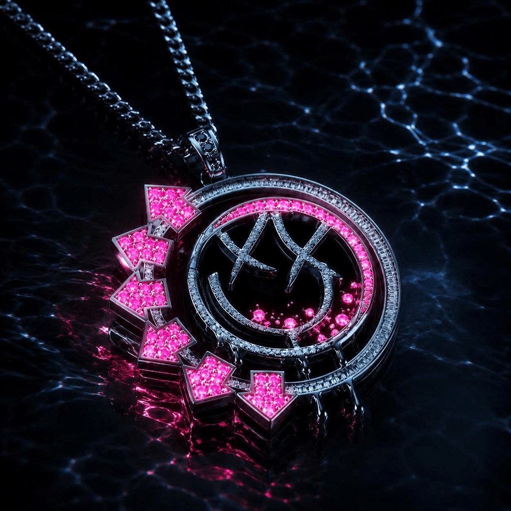 BLIK Solid Gold Chain with Diamond Pendant BMD