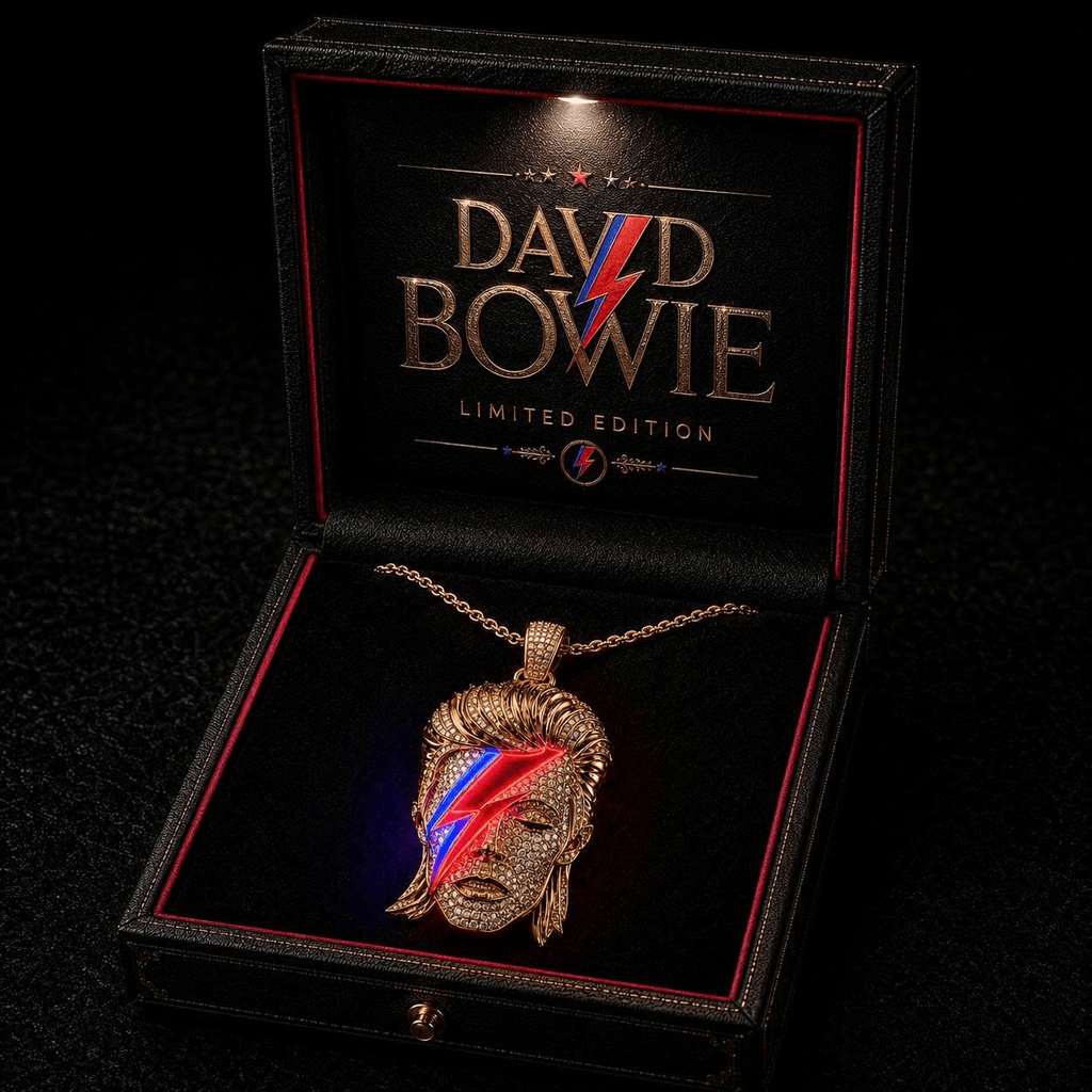 DVB Solid Gold Chain with Diamond Pendant BMD
