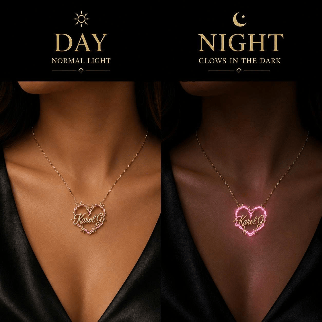 KRG Solid Gold Chain with Diamond Pendant BMD