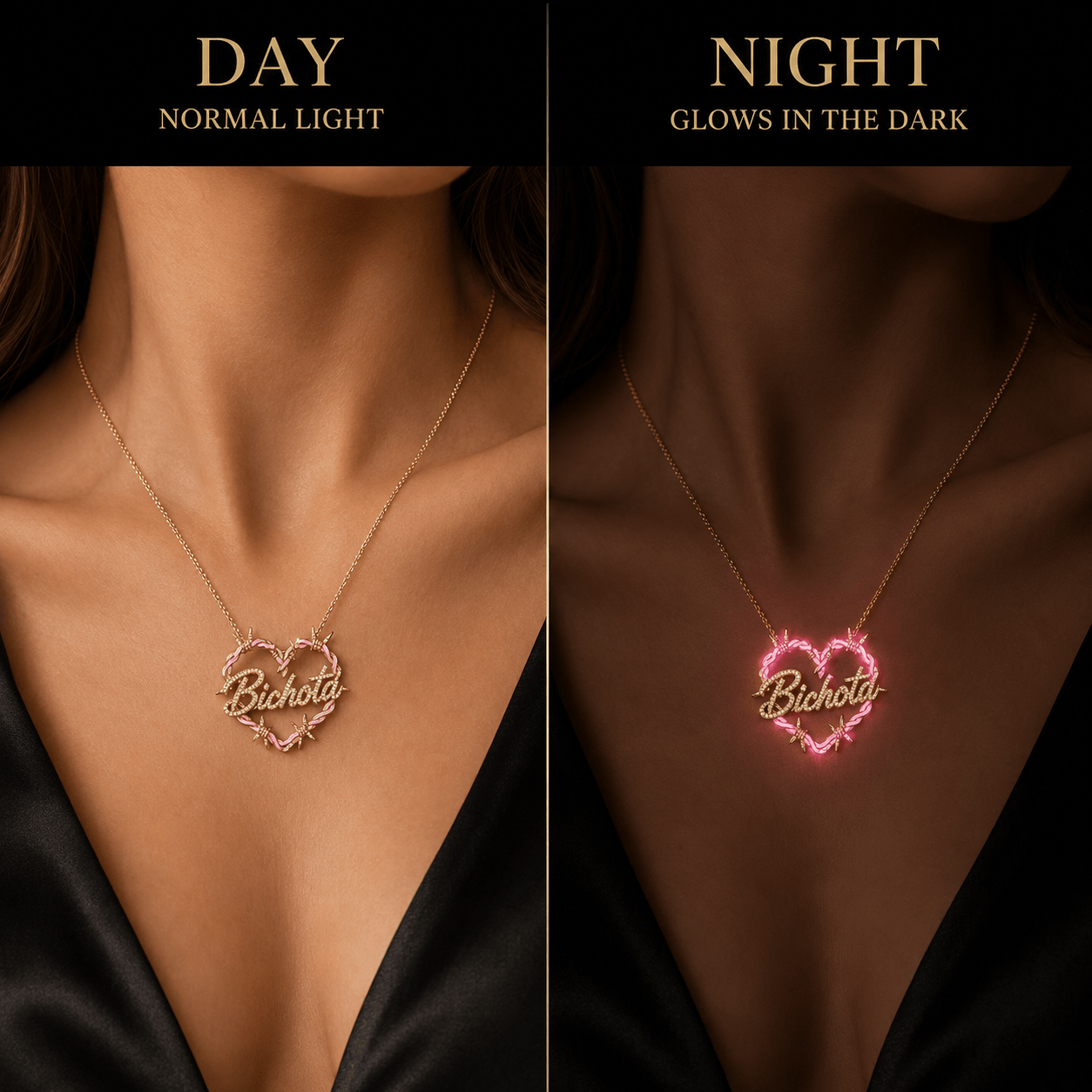 KRG Solid Gold Chain with Diamond Pendant BMD