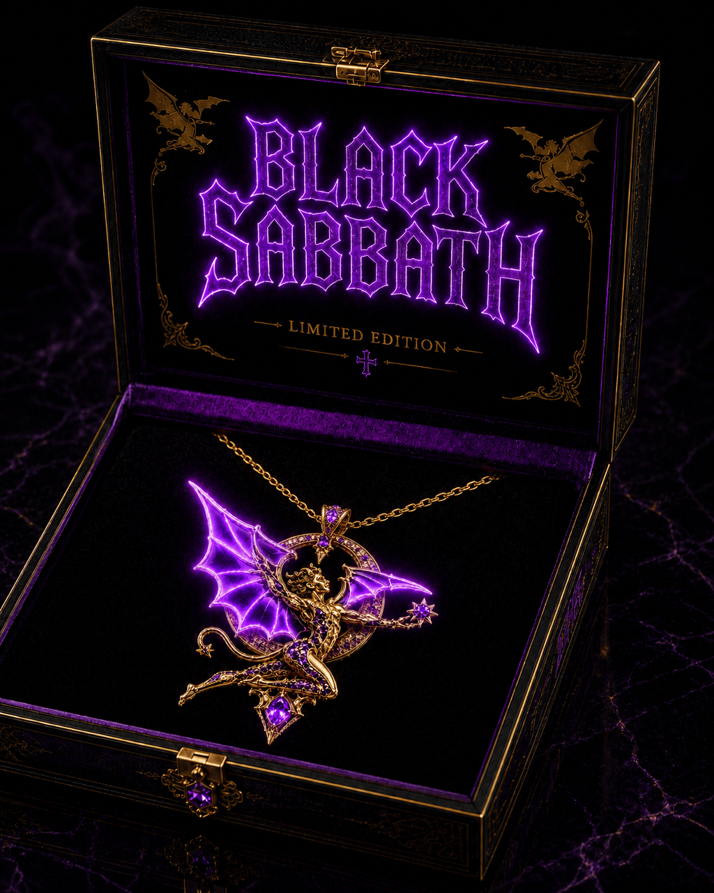 BLST Solid Gold Chain with Diamond Pendant BMD