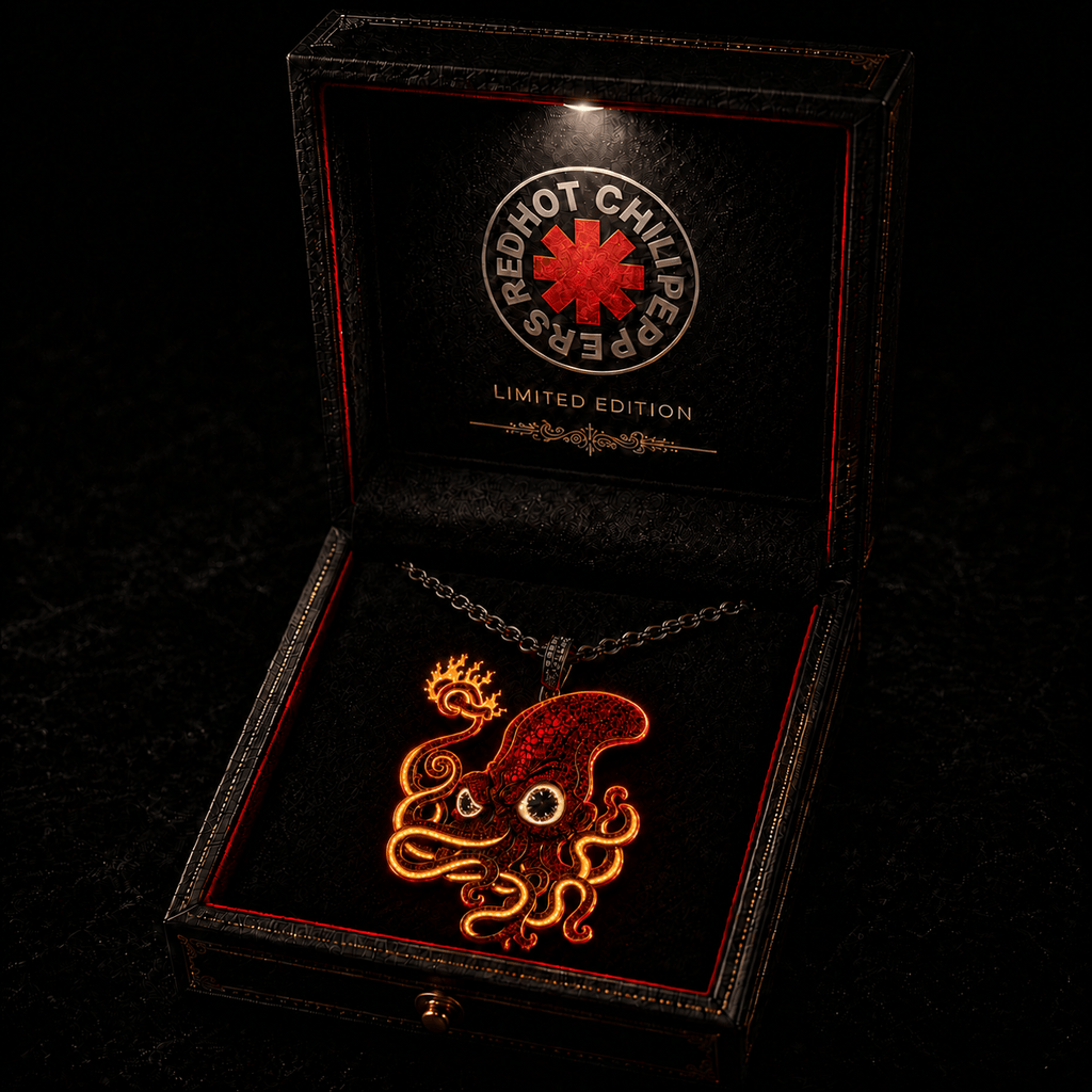 RHCP Solid Gold Chain with Diamond Pendant TMH