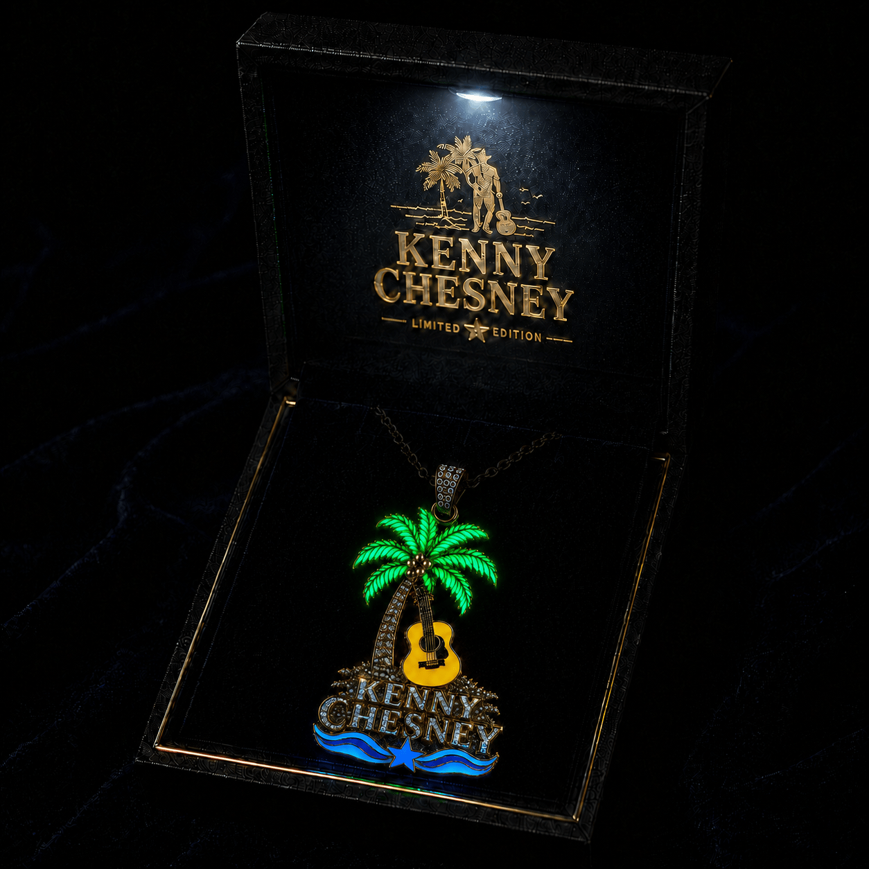 KNCN Solid Gold Chain with Diamond Pendant TMH