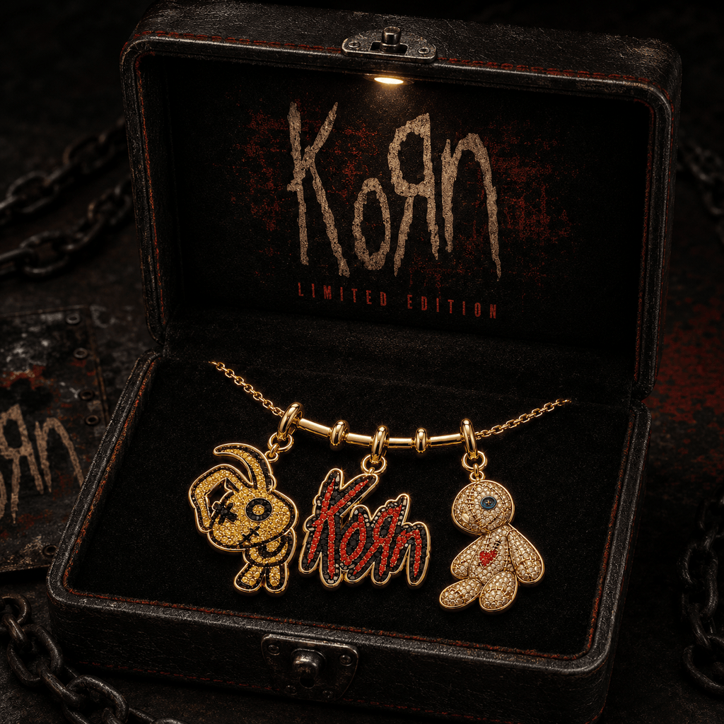 KRN Solid Gold Chain with Diamond Pendant BMD