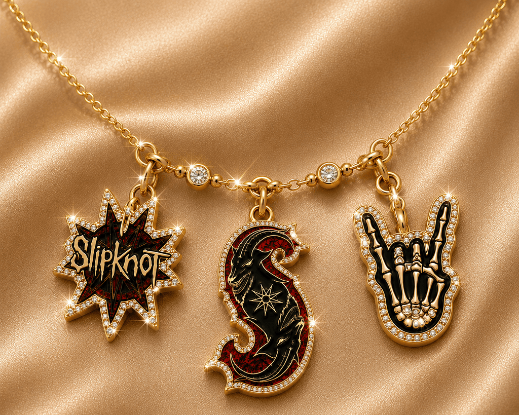 SLK Solid Gold Chain with Diamond Pendant TMH