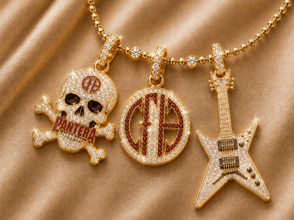 PTR Solid Gold Chain with Diamond Pendant TMH