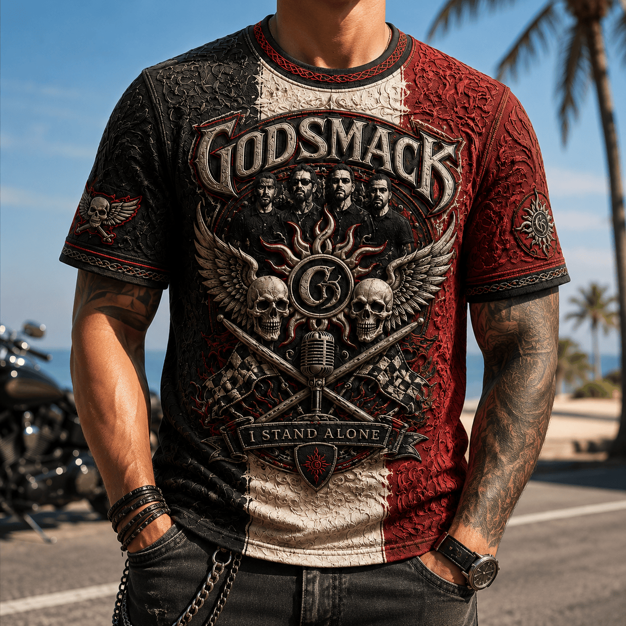 PREMIUM GODM 3D EMBOSS SHIRT PTKL