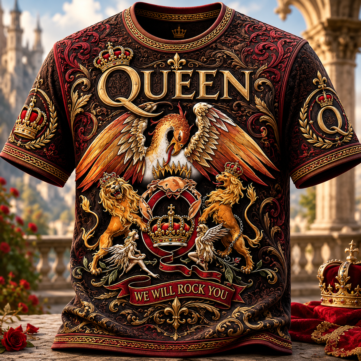 PREMIUM QNN 3D EMBOSS SHIRT TTNL