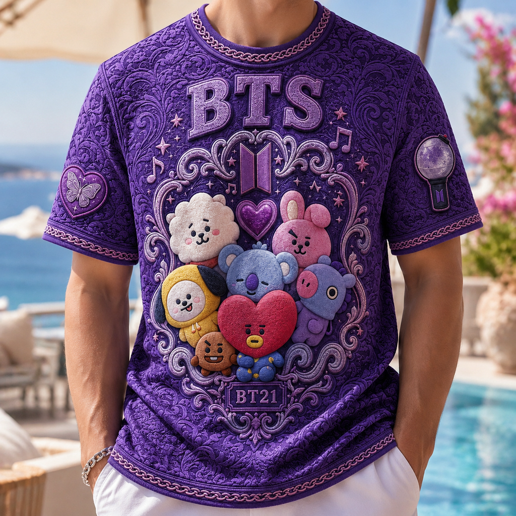 PREMIUM BTS 3D EMBOSS SHIRT TTNL