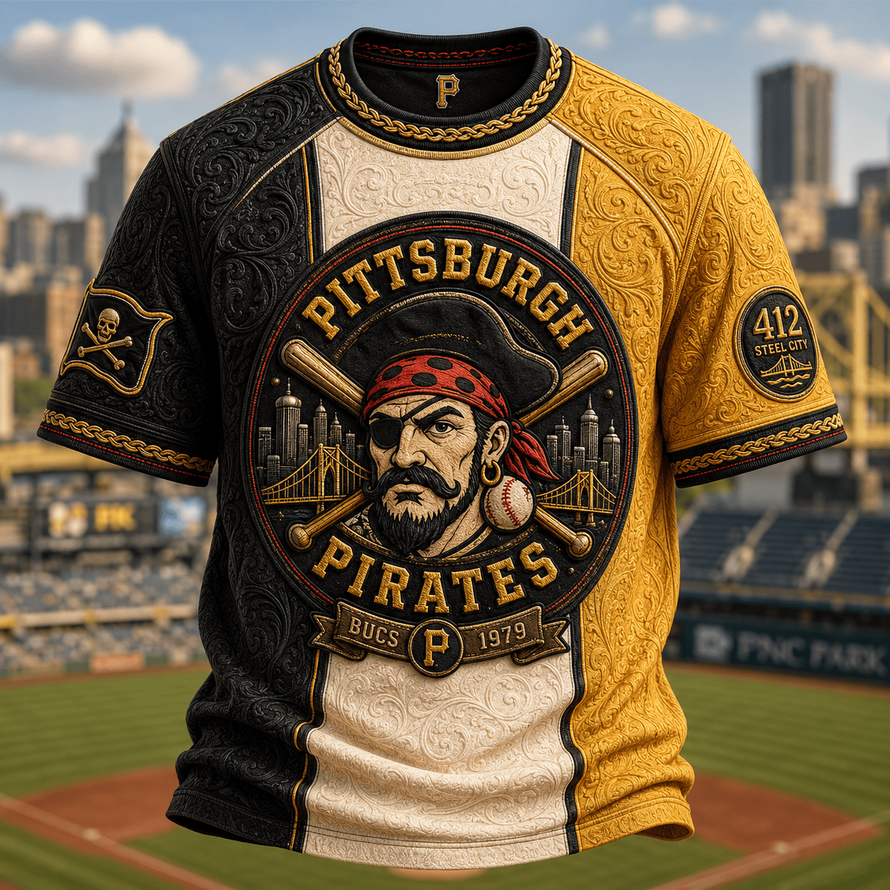 PREMIUM PITTS 3D EMBOSS SHIRT PTKL