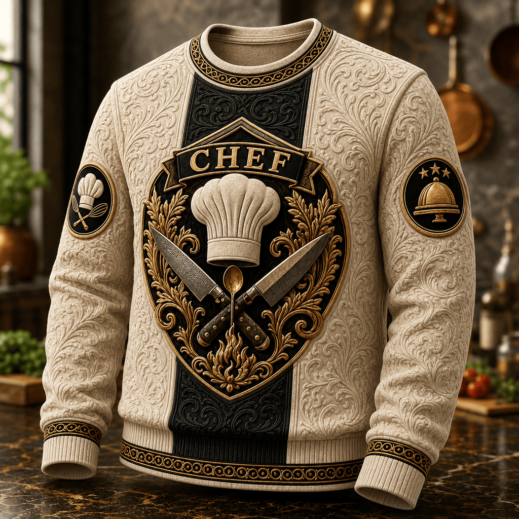 PREMIUM CHEF 3D EMBOSS SHIRT NPL