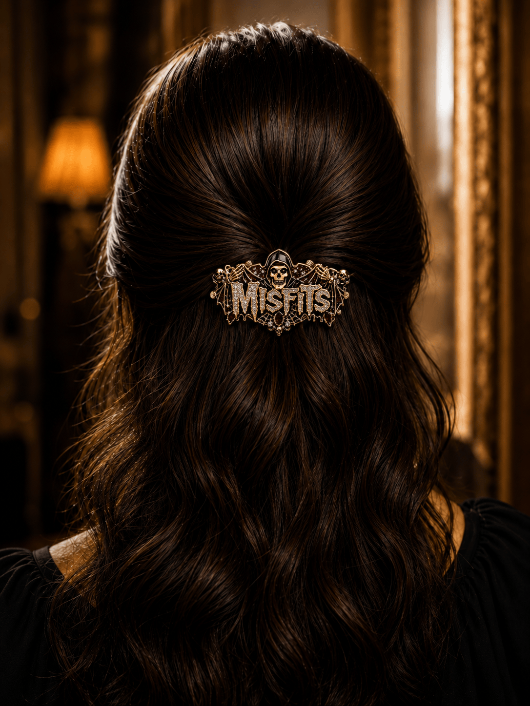 MSF Elegant Gold Hair Clip For Women BMD