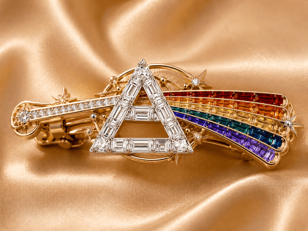 PKFL Elegant Gold Hair Clip For Women BMD