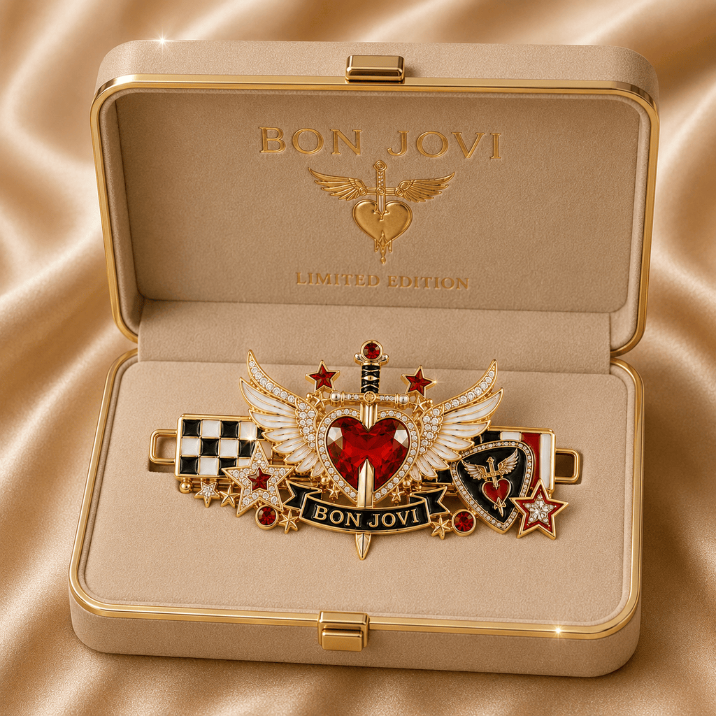 BJV Elegant Gold Hair Clip For Women TMH