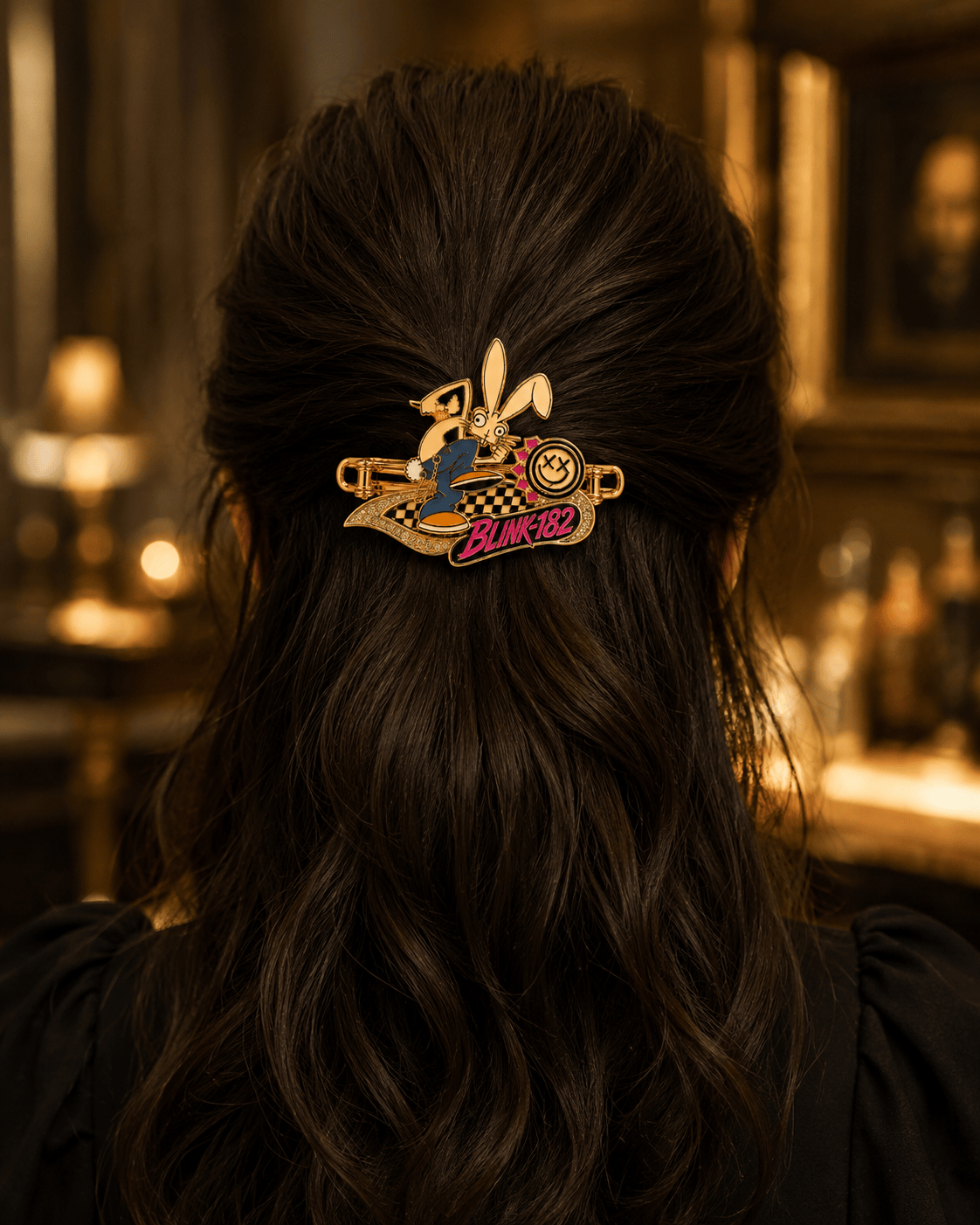 BLIK Elegant Gold Hair Clip For Women TMH