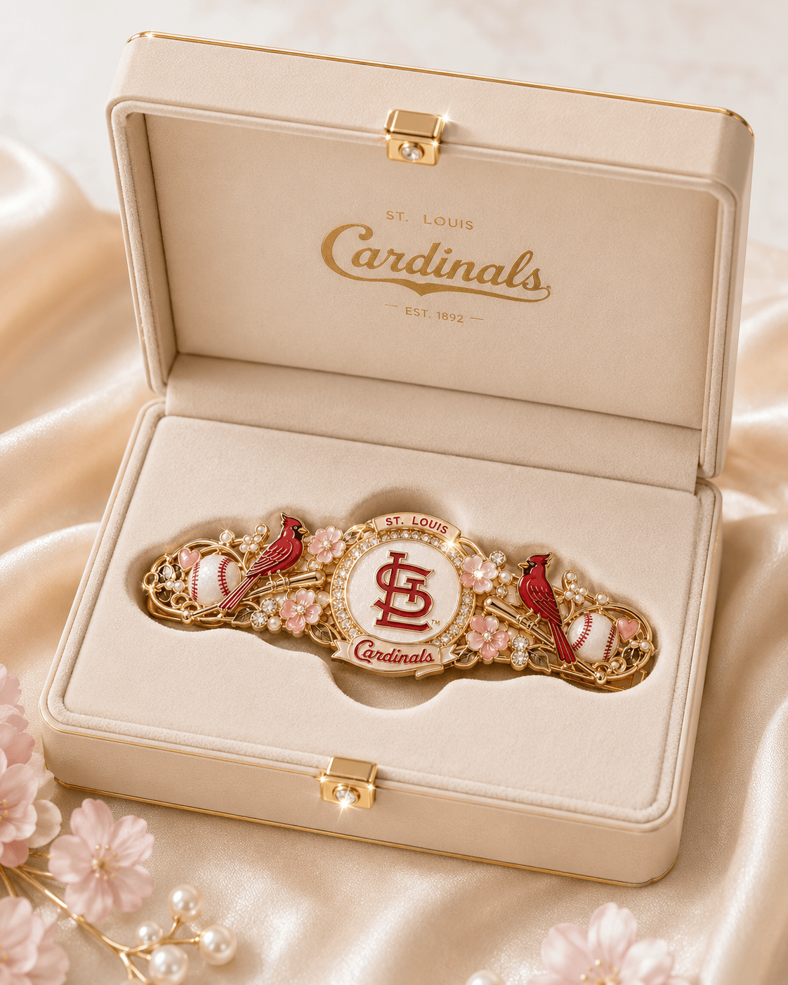 SLVC Elegant Gold Hair Clip For Women TMH