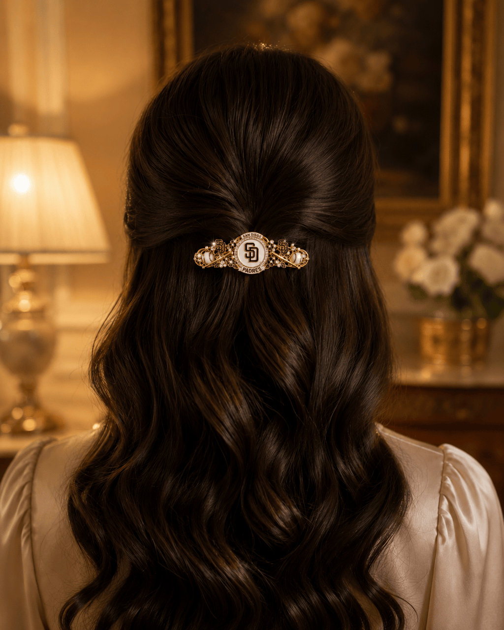 SDP Elegant Gold Hair Clip For Women TMH