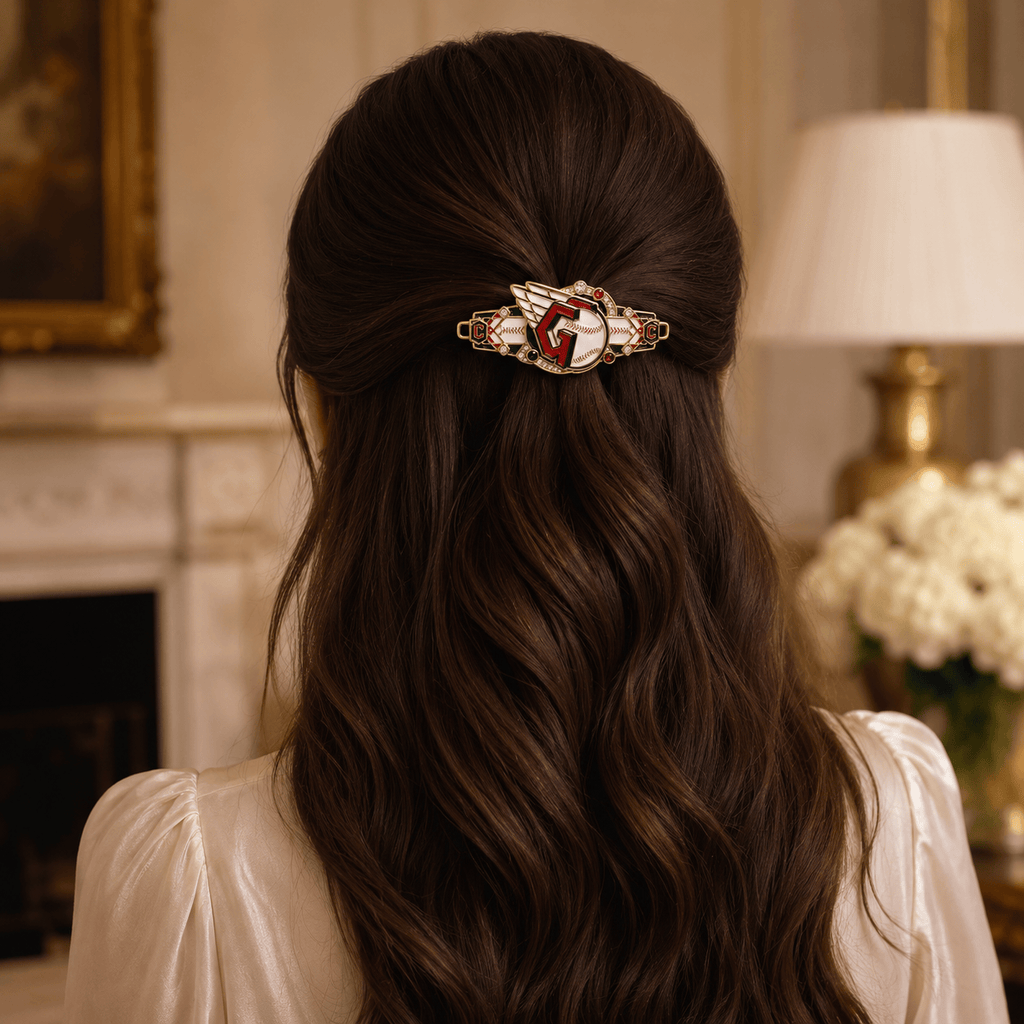 CLG Elegant Gold Hair Clip For Women TMH