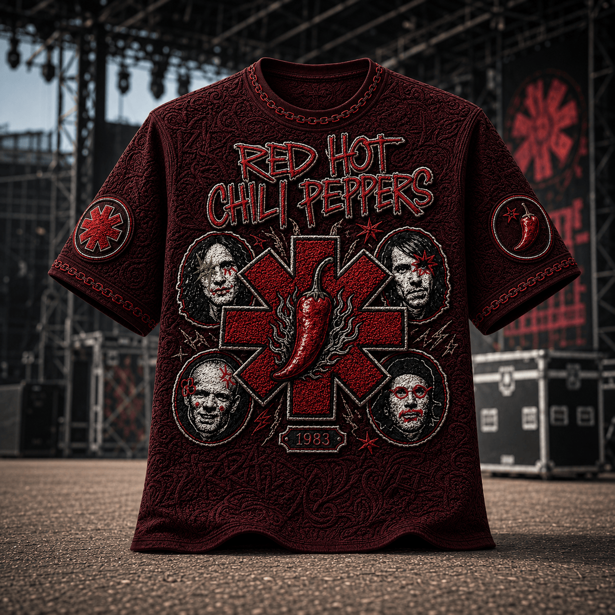 PREMIUM RHCP 3D EMBOSS SHIRT NPL