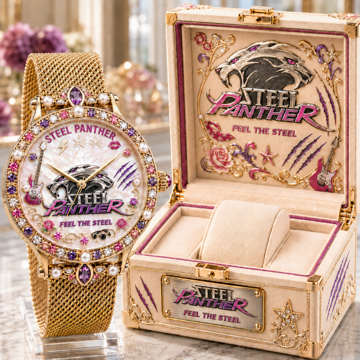 STPT Premium Steel Panther Watch NTVA