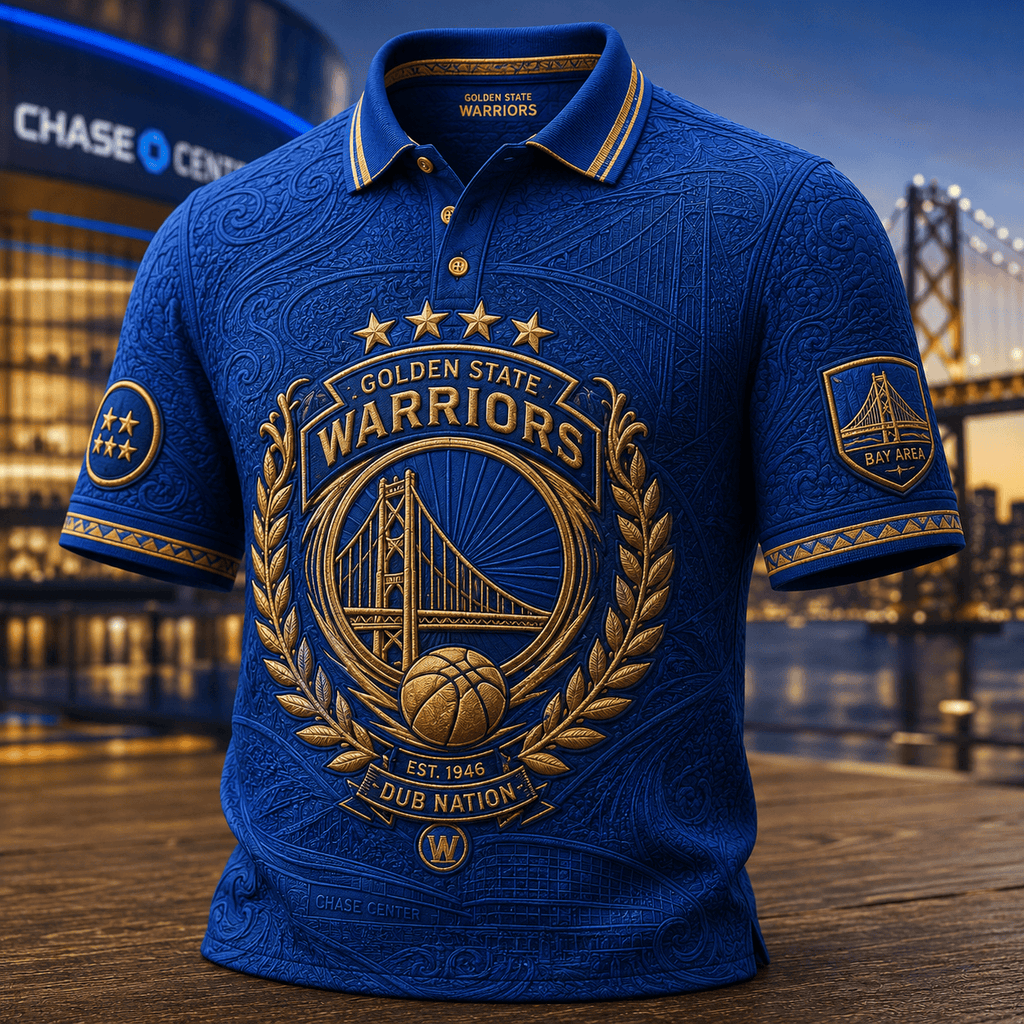 PREMIUM GSW EMBOSS POLO SHIRT DBD