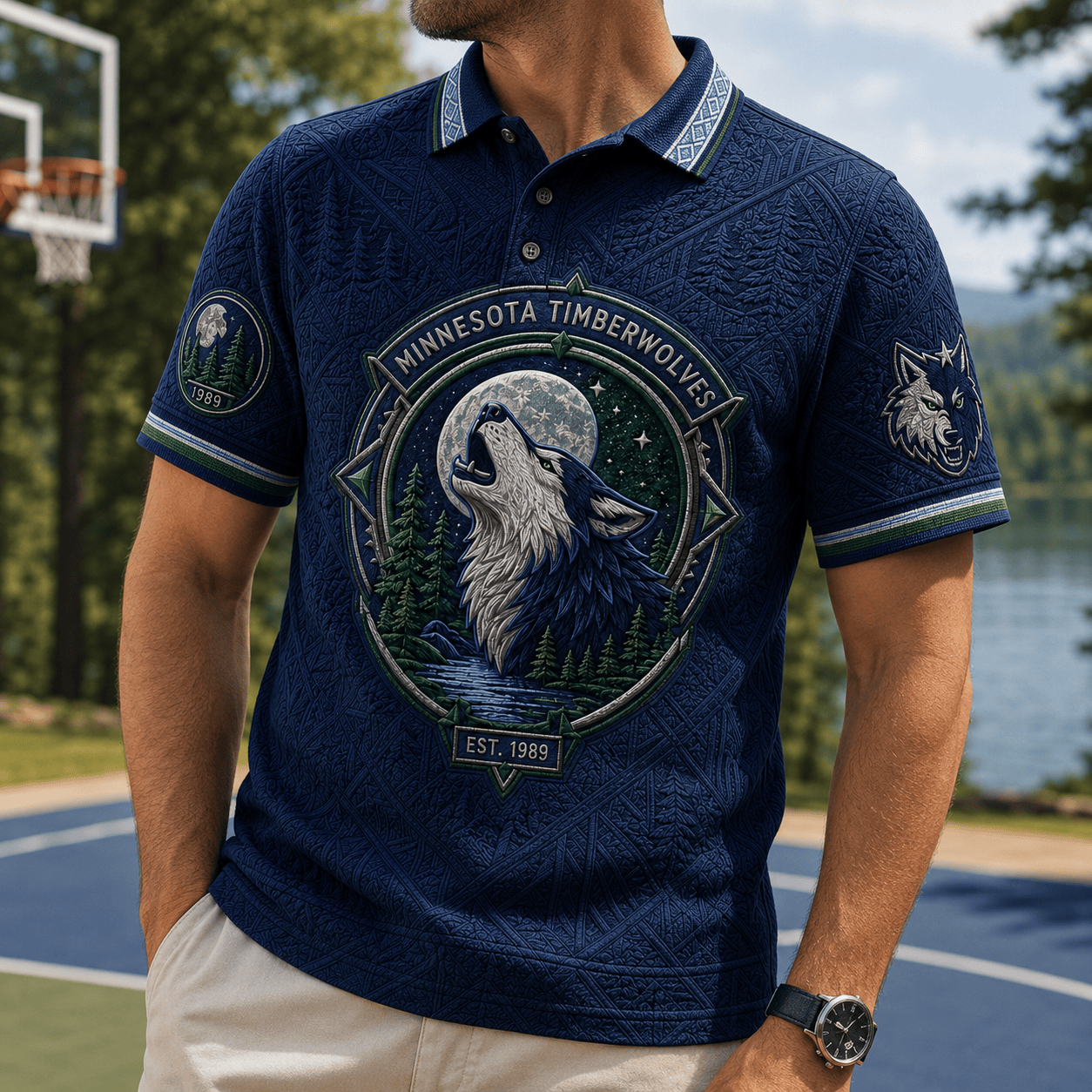 PREMIUM MTBW EMBOSS POLO SHIRT DBD