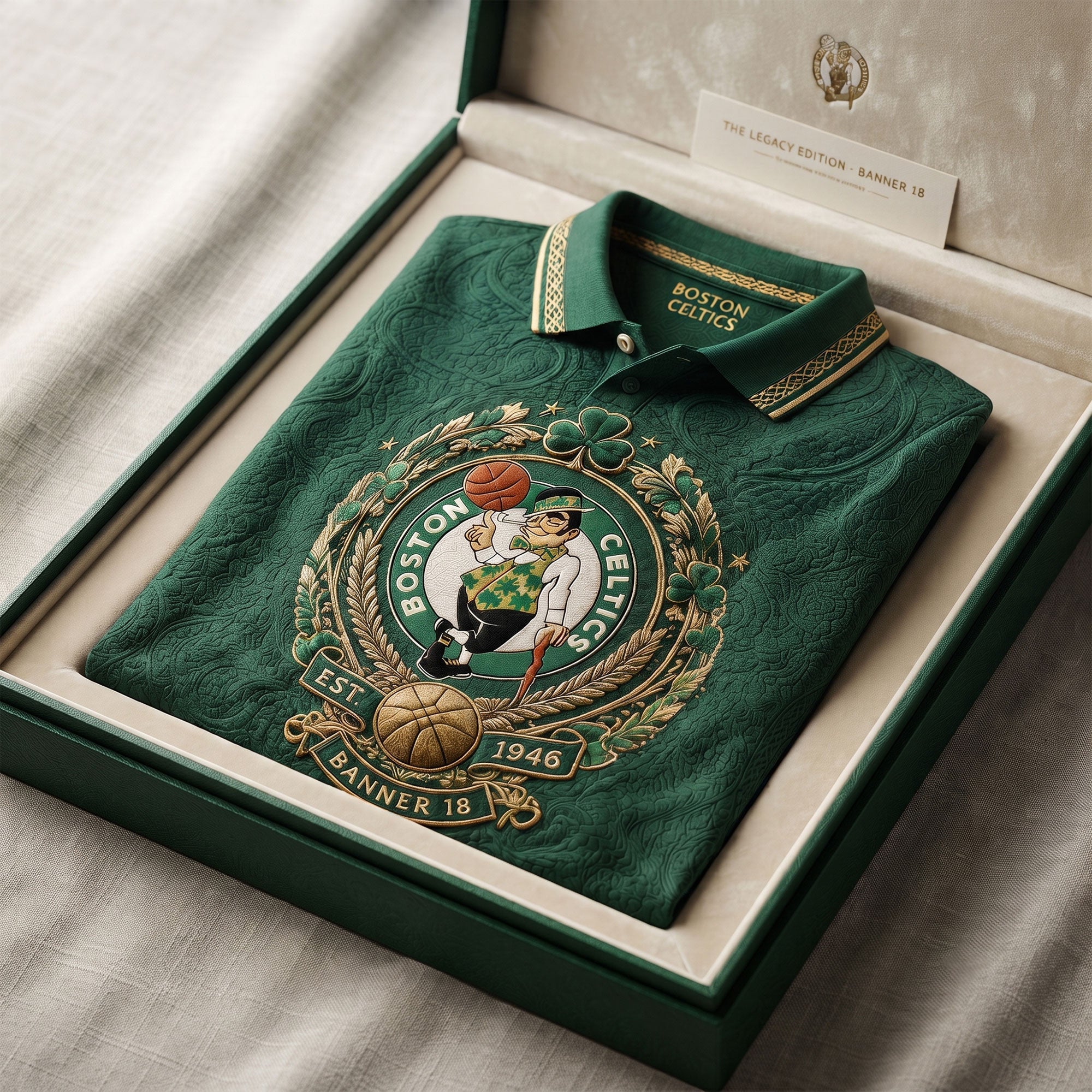 PREMIUM BNCS EMBOSS POLO SHIRT DBD