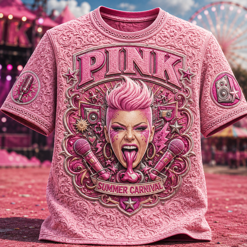 PREMIUM PNK 3D EMBOSS SHIRT TTNL