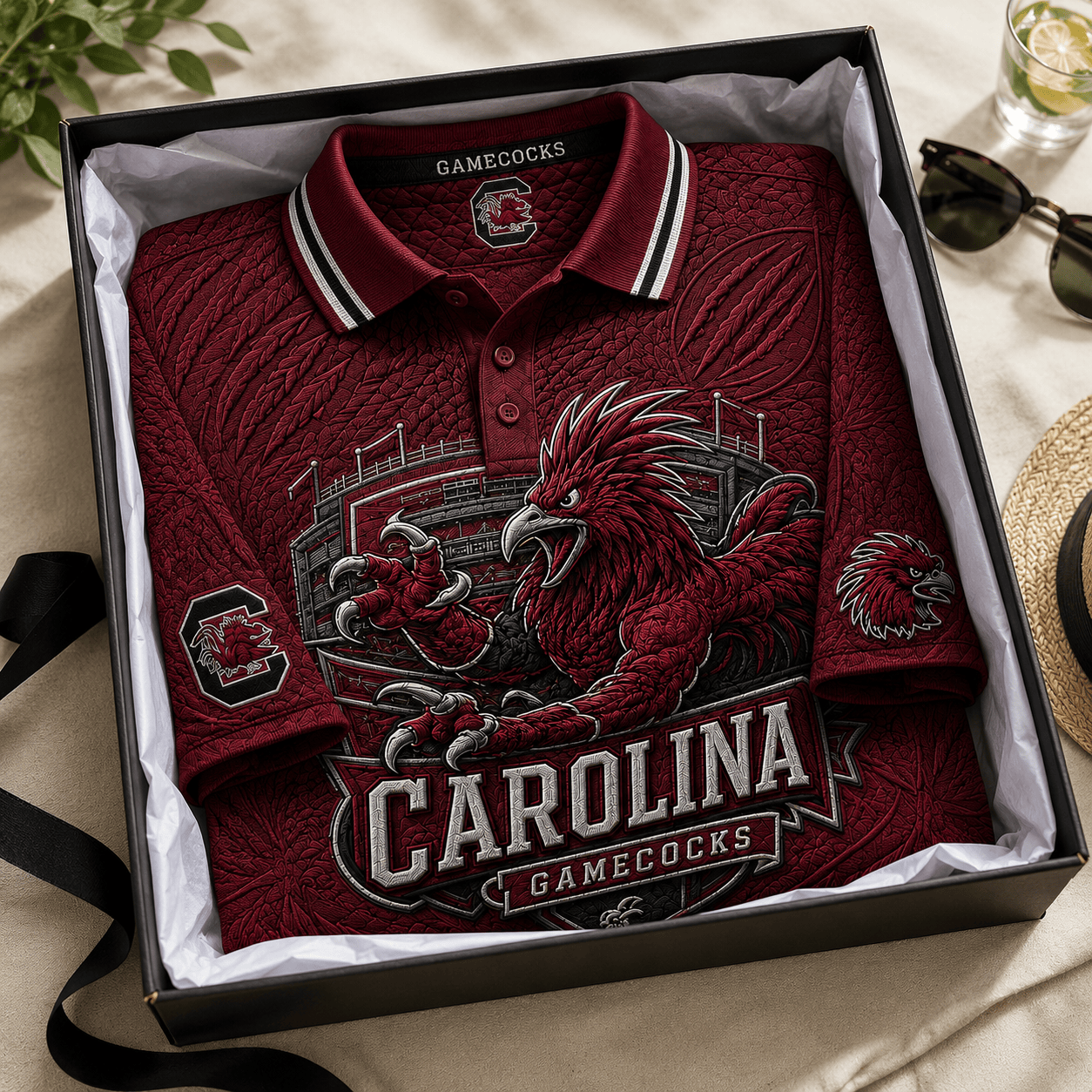 PREMIUM SCG EMBOSS POLO SHIRT HQH