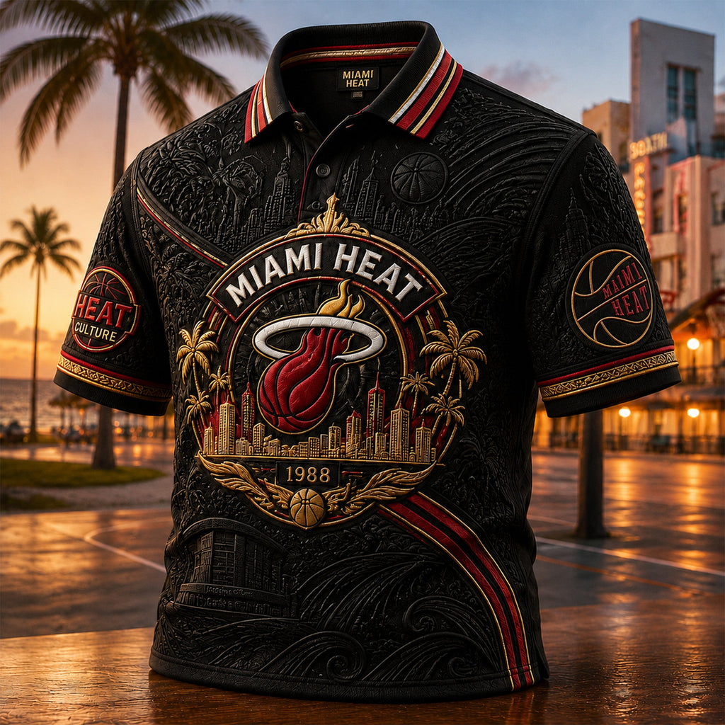 PREMIUM MMH EMBOSS POLO SHIRT DBD