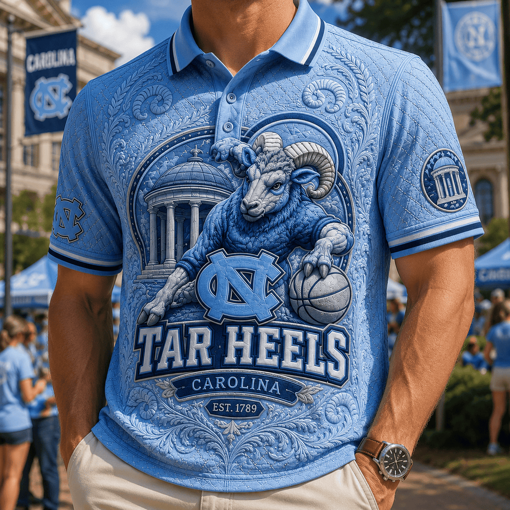 PREMIUM UNC EMBOSS POLO SHIRT HQH