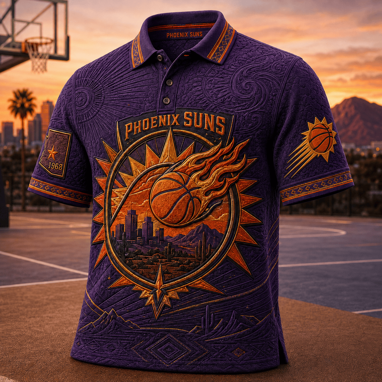 PREMIUM PNS EMBOSS POLO SHIRT DBD