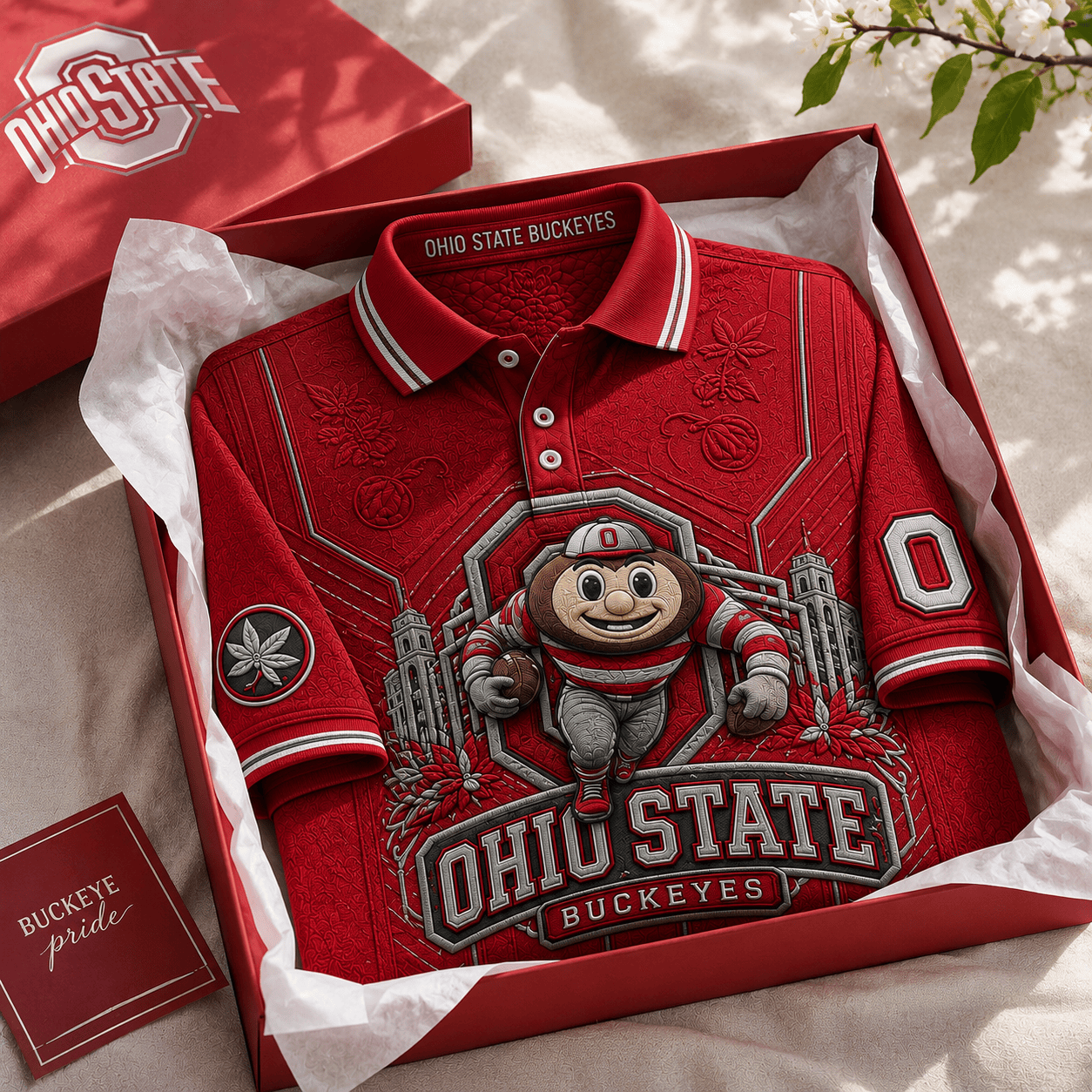 PREMIUM OSB EMBOSS POLO SHIRT HQH