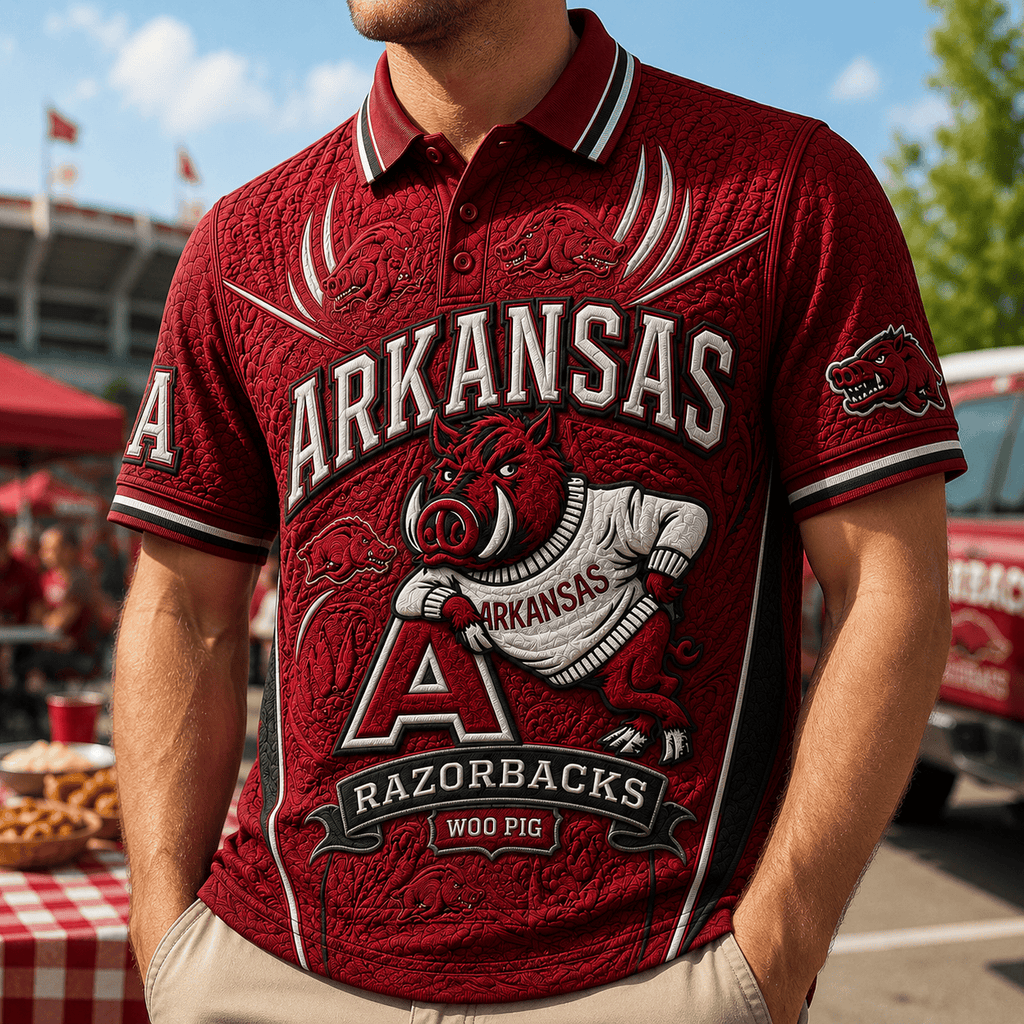 PREMIUM AKR EMBOSS POLO SHIRT HQH