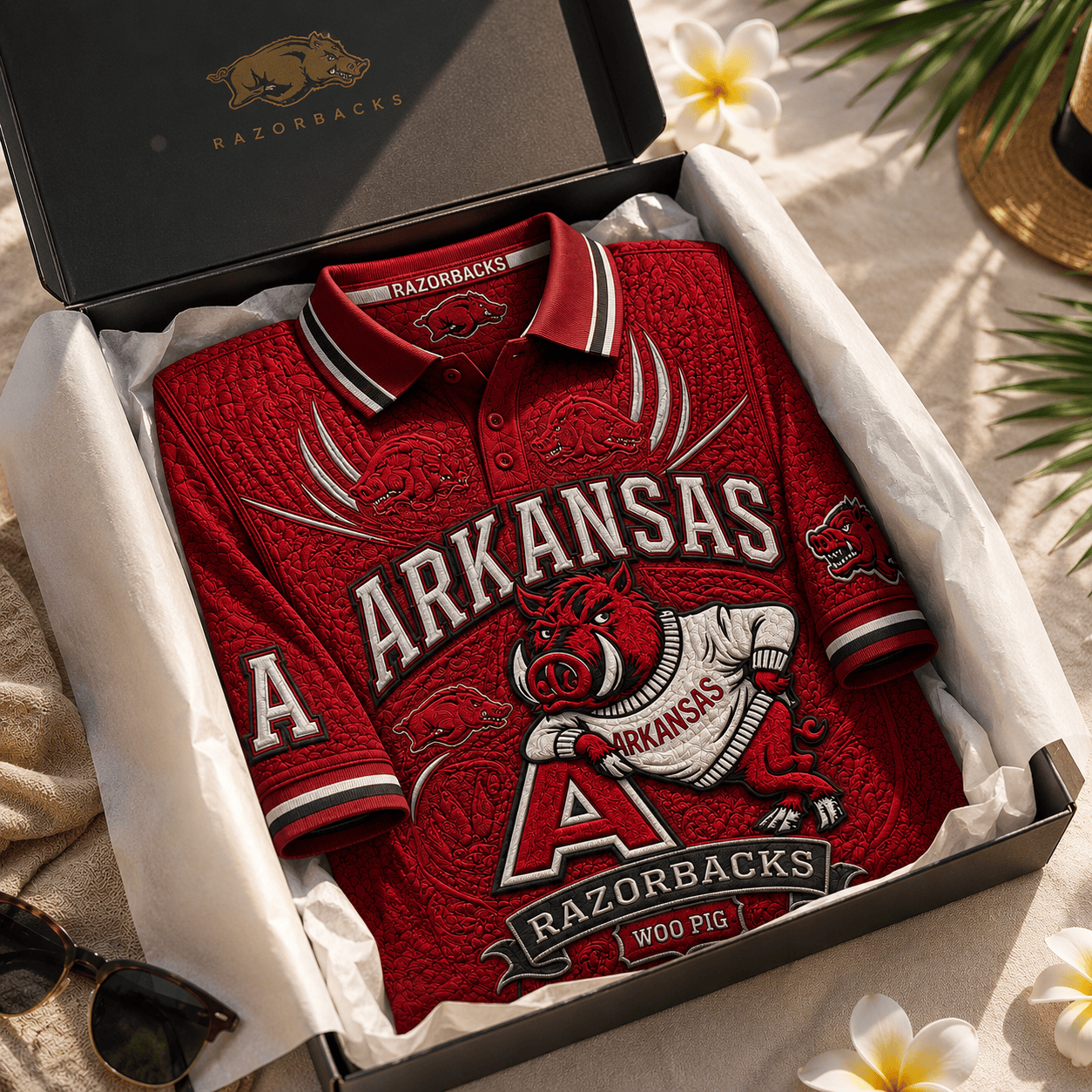 PREMIUM AKR EMBOSS POLO SHIRT HQH