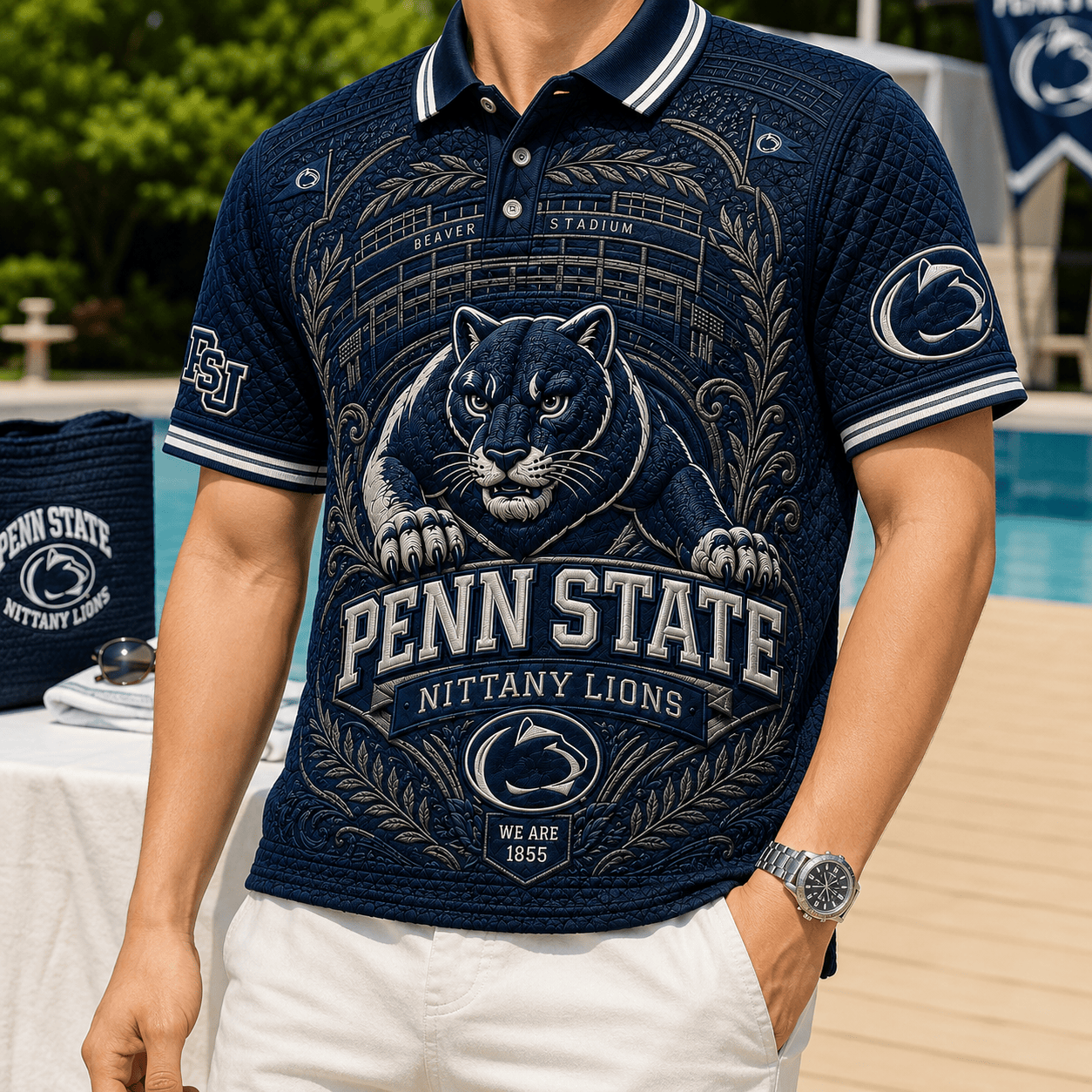 PREMIUM PSNL EMBOSS POLO SHIRT HQH