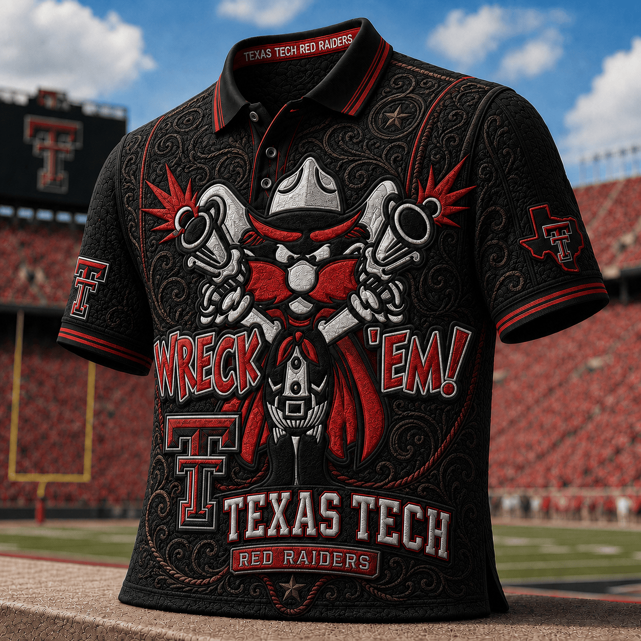 PREMIUM TTRR EMBOSS POLO SHIRT HQH