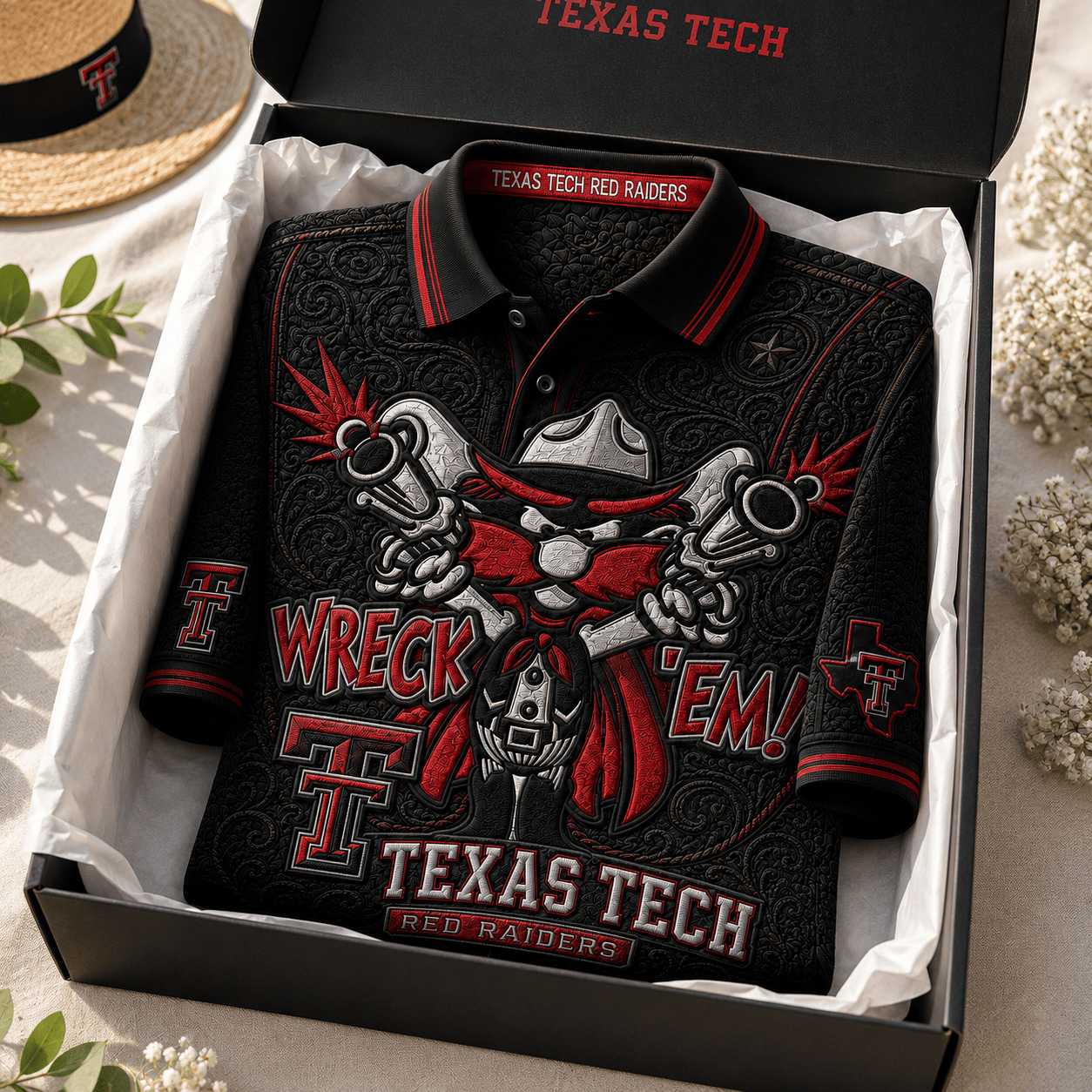 PREMIUM TTRR EMBOSS POLO SHIRT HQH
