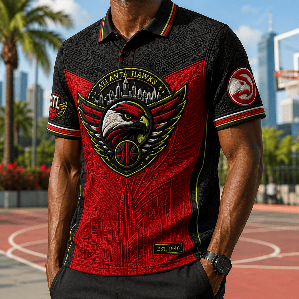 PREMIUM ALH EMBOSS POLO SHIRT DBD
