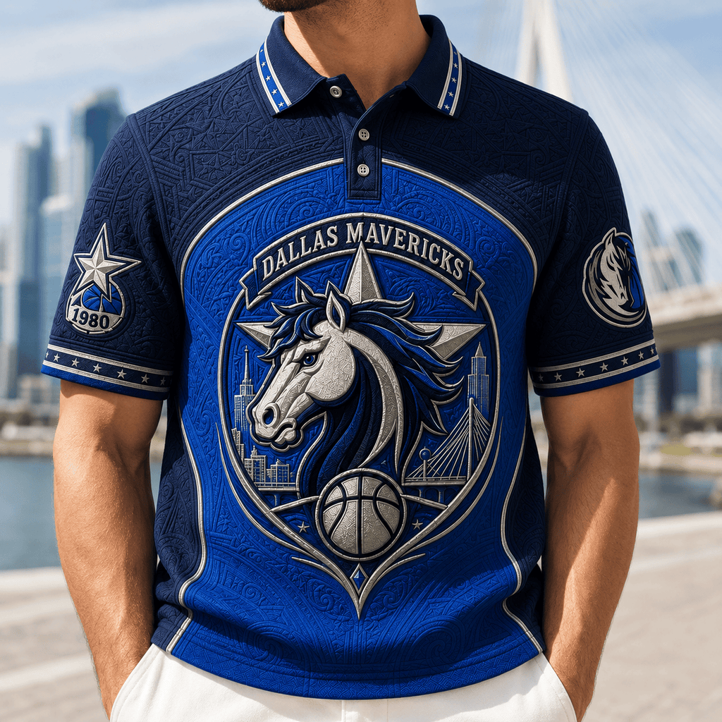 PREMIUM DLMV EMBOSS POLO SHIRT DBD
