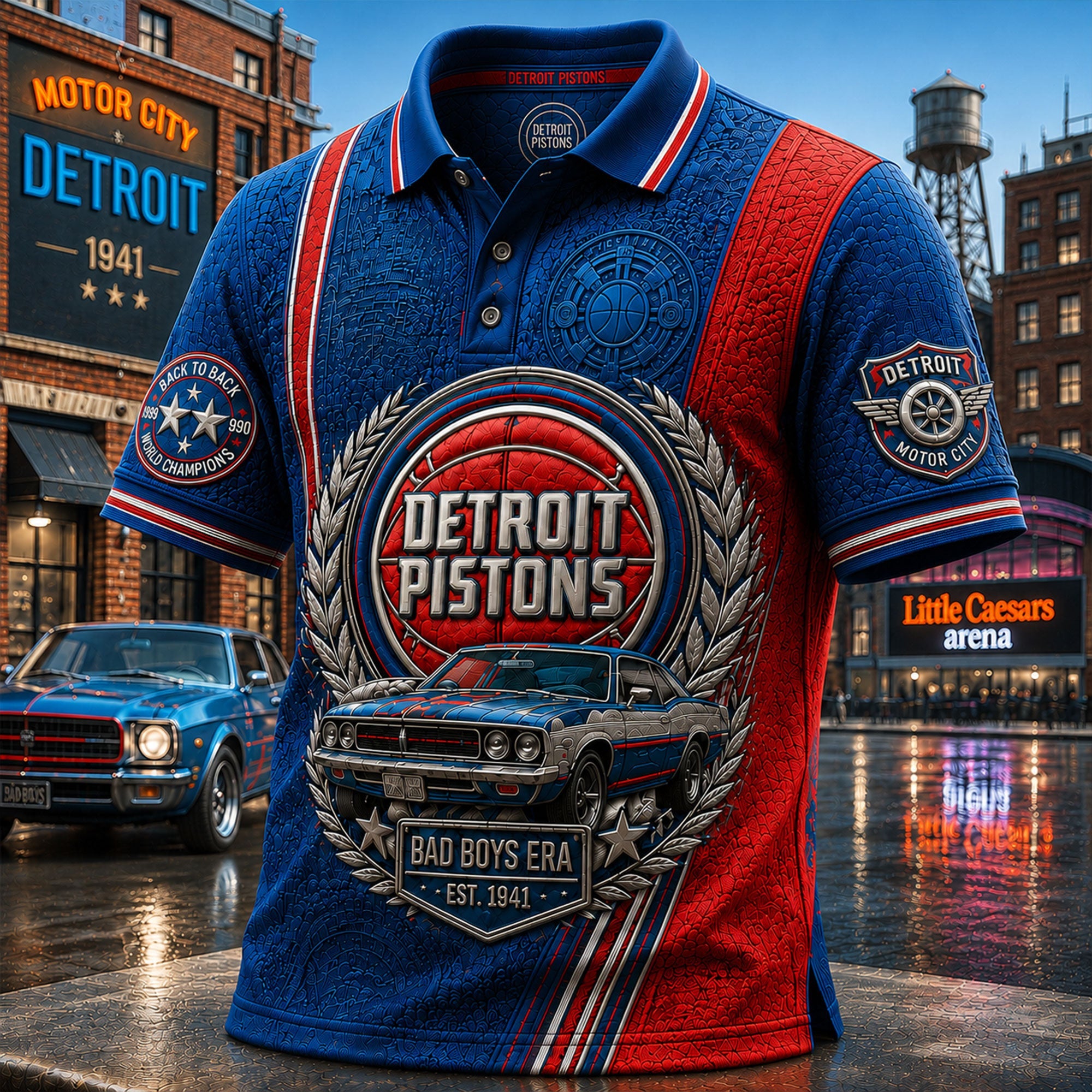 PREMIUM DTP EMBOSS POLO SHIRT DBD
