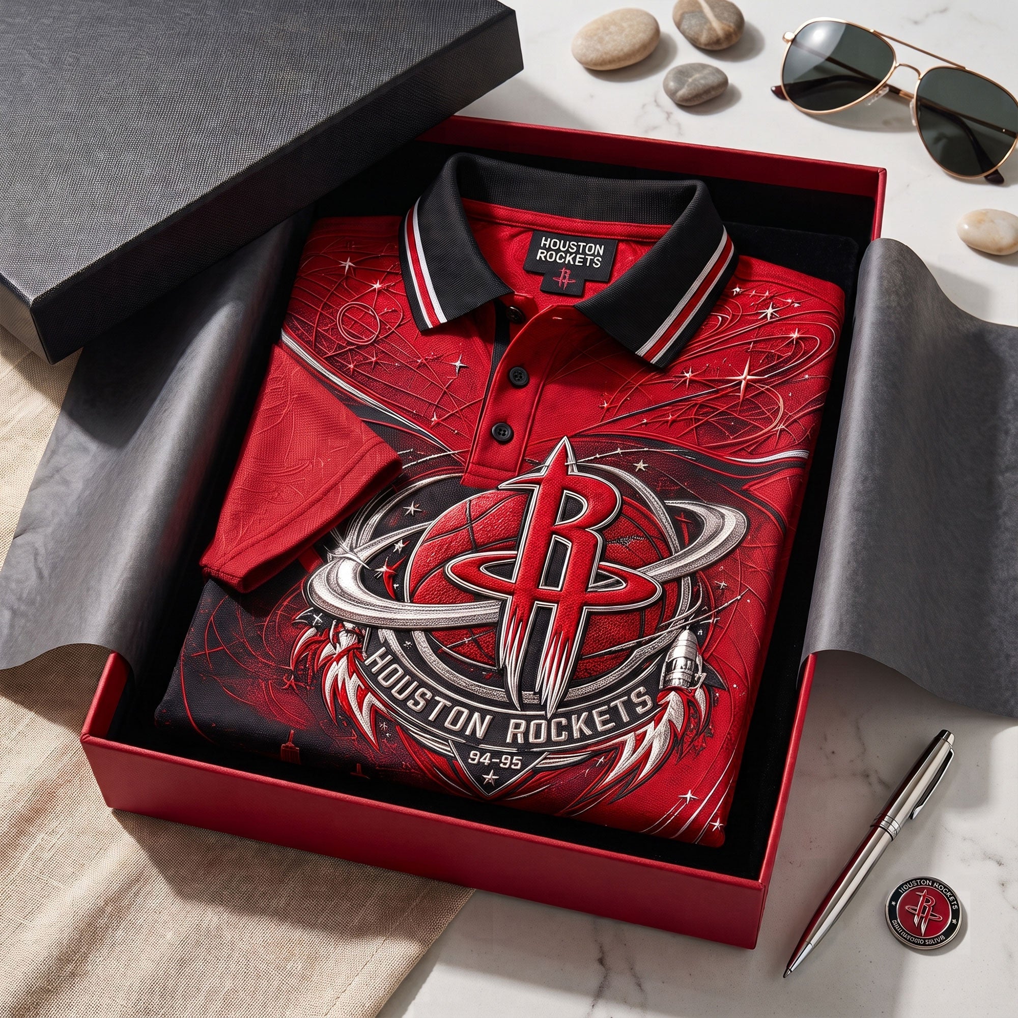 PREMIUM HTRK EMBOSS POLO SHIRT DBD