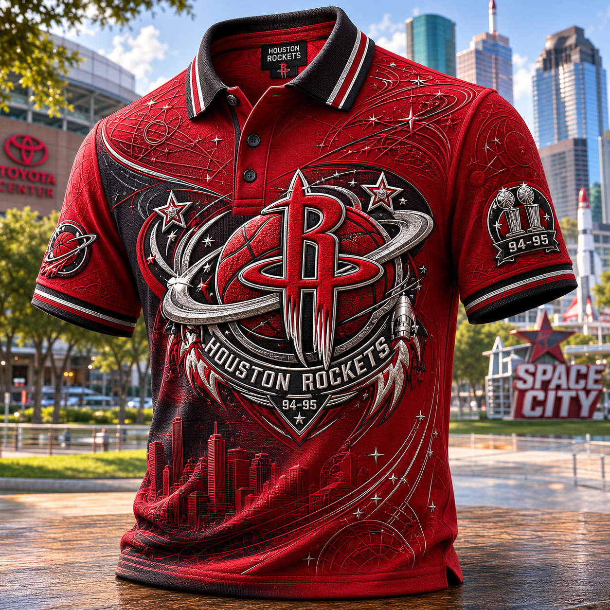PREMIUM HTRK EMBOSS POLO SHIRT DBD