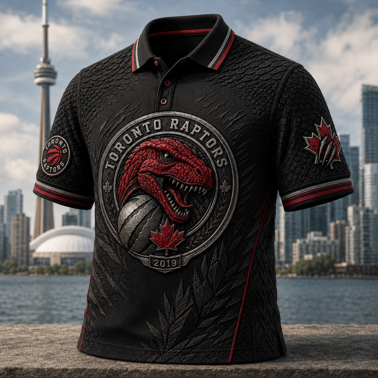 PREMIUM TRT EMBOSS POLO SHIRT DBD