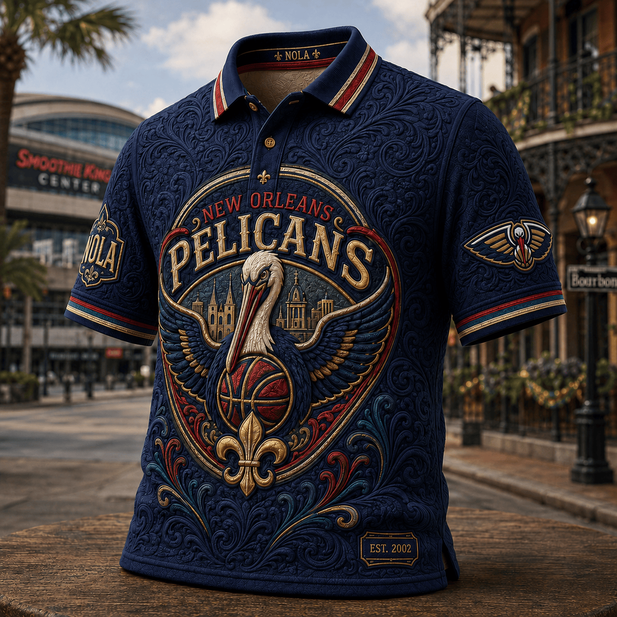 PREMIUM NOP EMBOSS POLO SHIRT DBD