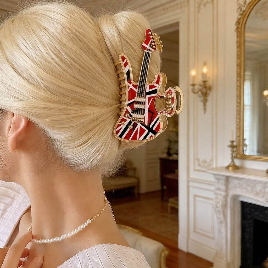VHL Elegant Gold Hair Clip For Women TMH