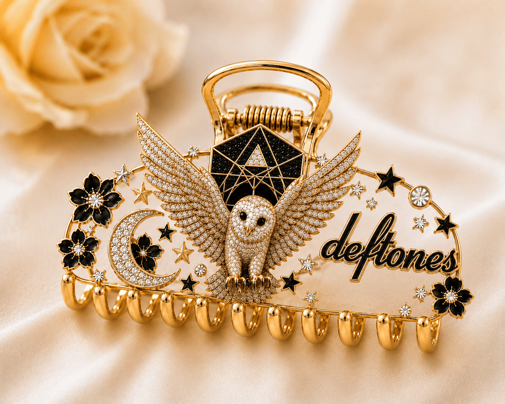 DTS Elegant Gold Hair Clip For Women TMH