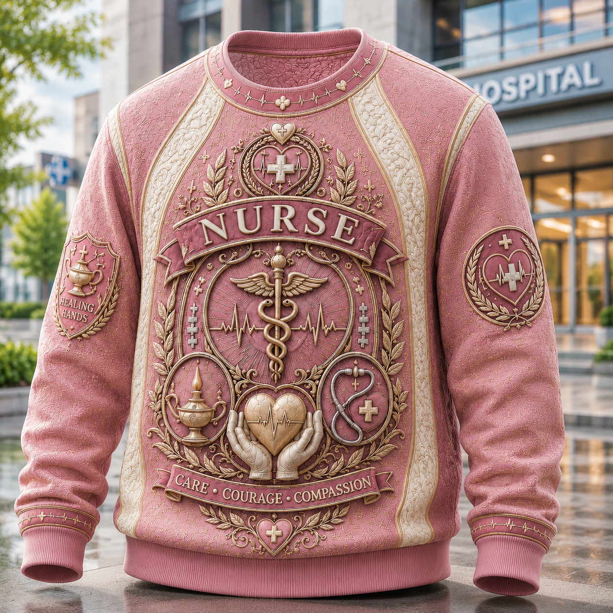 PREMIUM NURSE 3D EMBOSS SHIRT NTNA