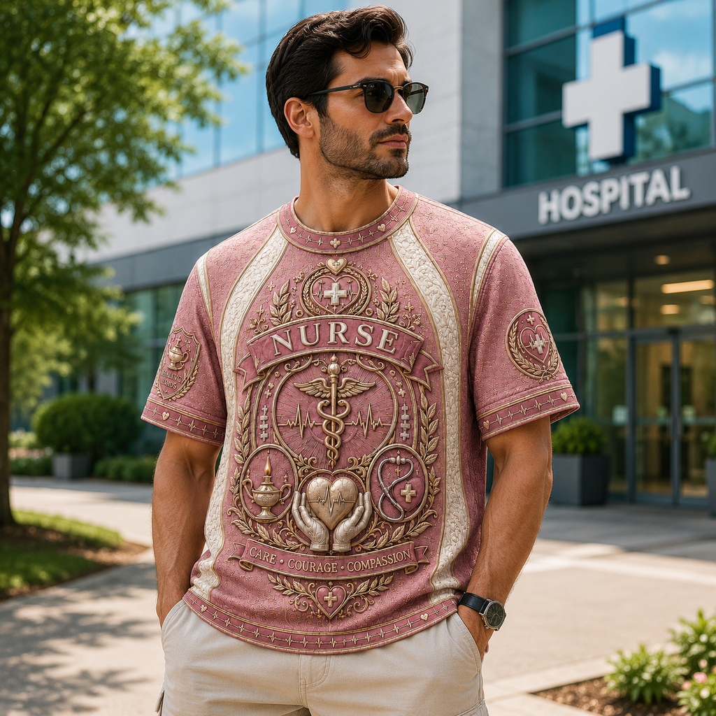 PREMIUM NURSE 3D EMBOSS SHIRT NTNA