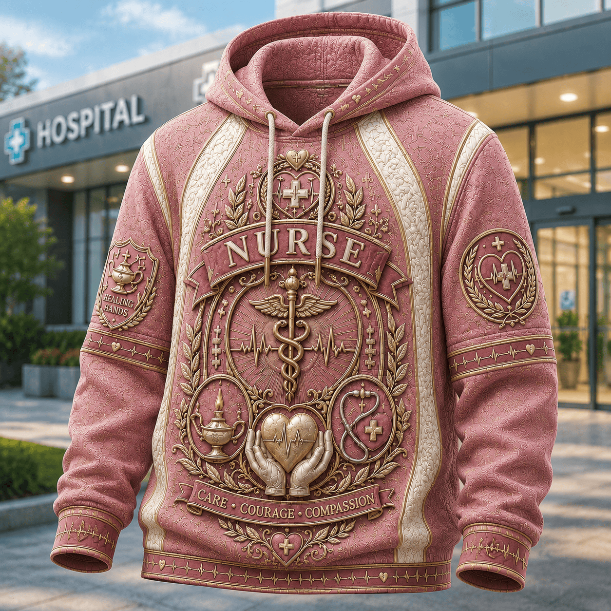 PREMIUM NURSE 3D EMBOSS SHIRT NTNA
